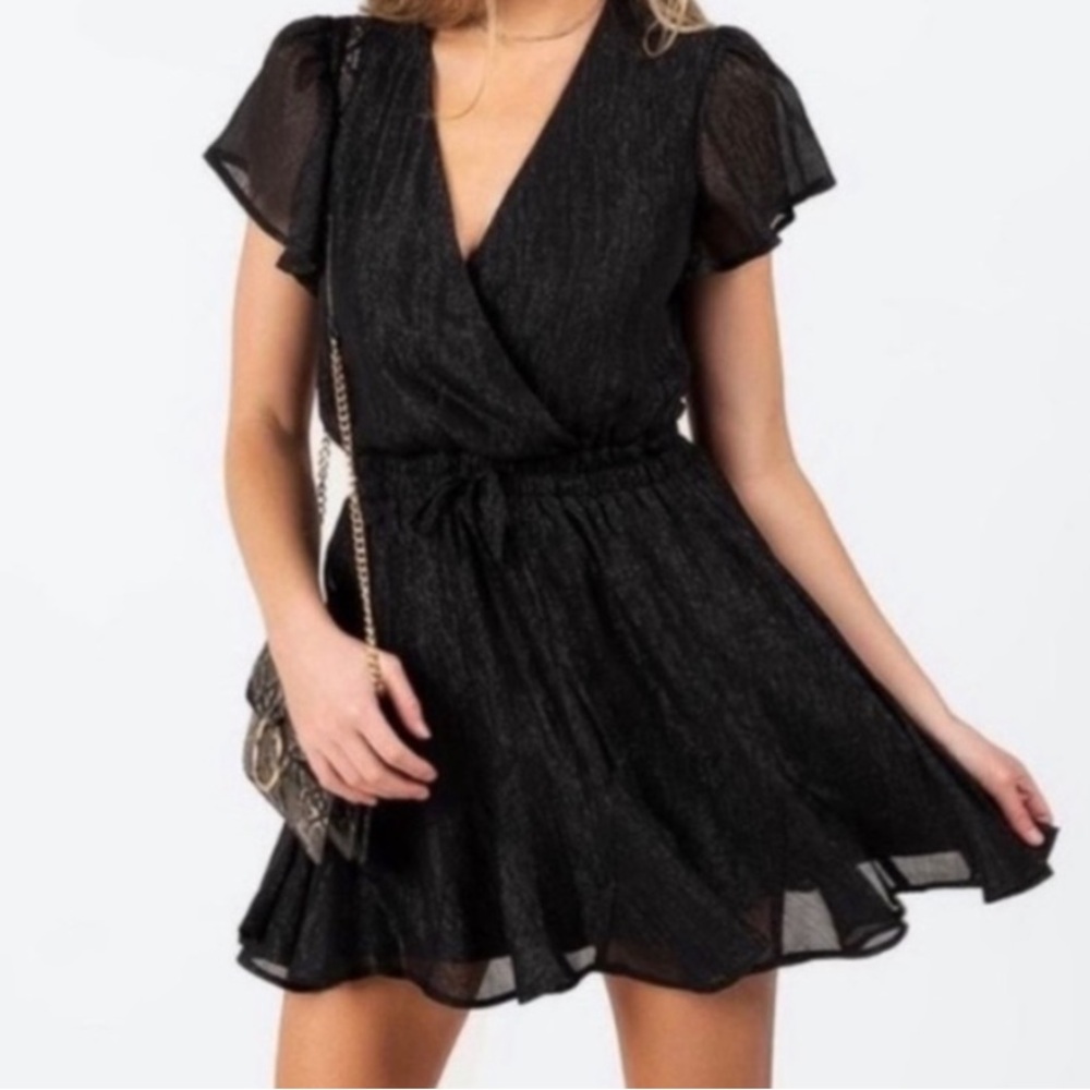 Francesca’s Black Mini Dress